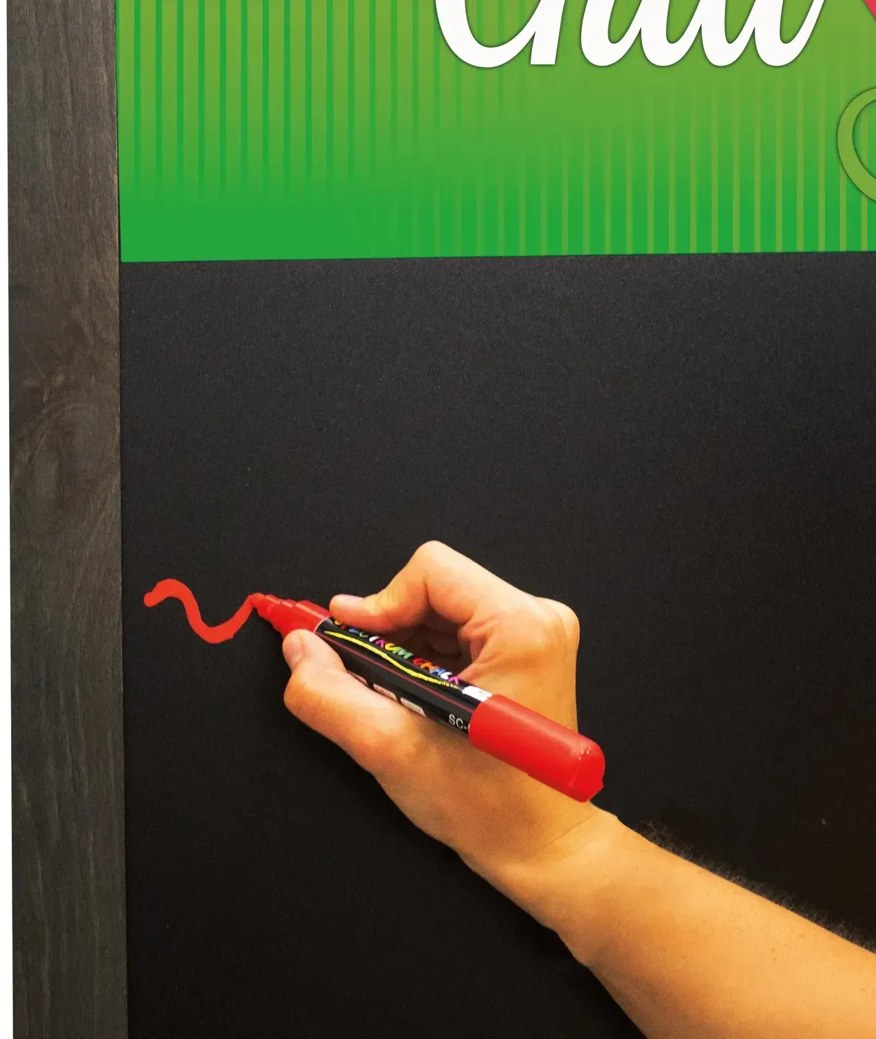 46" Deluxe Wood A-Frame Chalkboard Kit — view 6