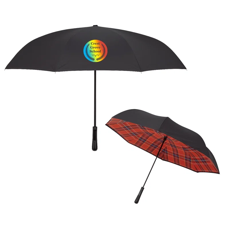 48" Arc Tartan Inversion Umbrella — view 6