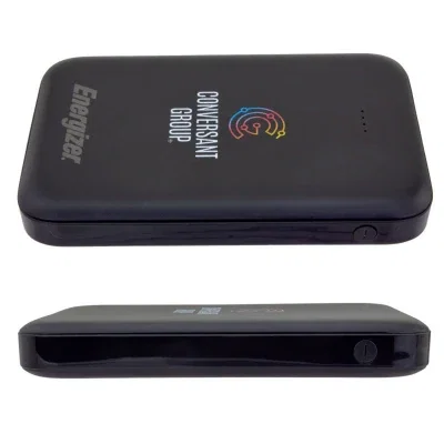 Energizer essential power bank shown in two battery capacity options