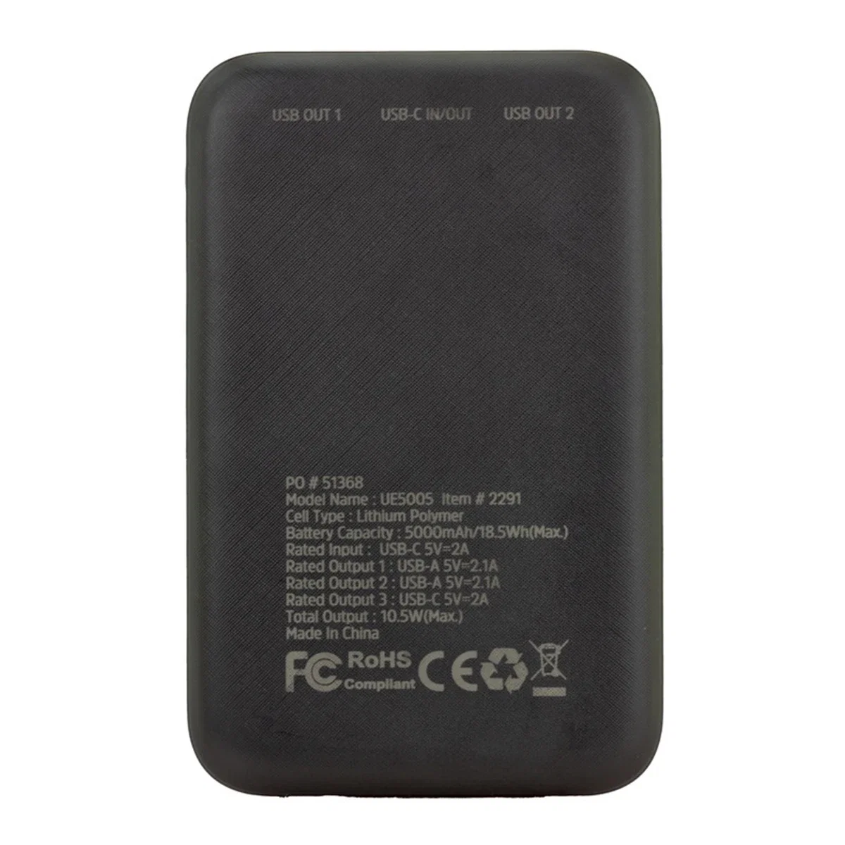 Side profile revealing the slim rounded casing