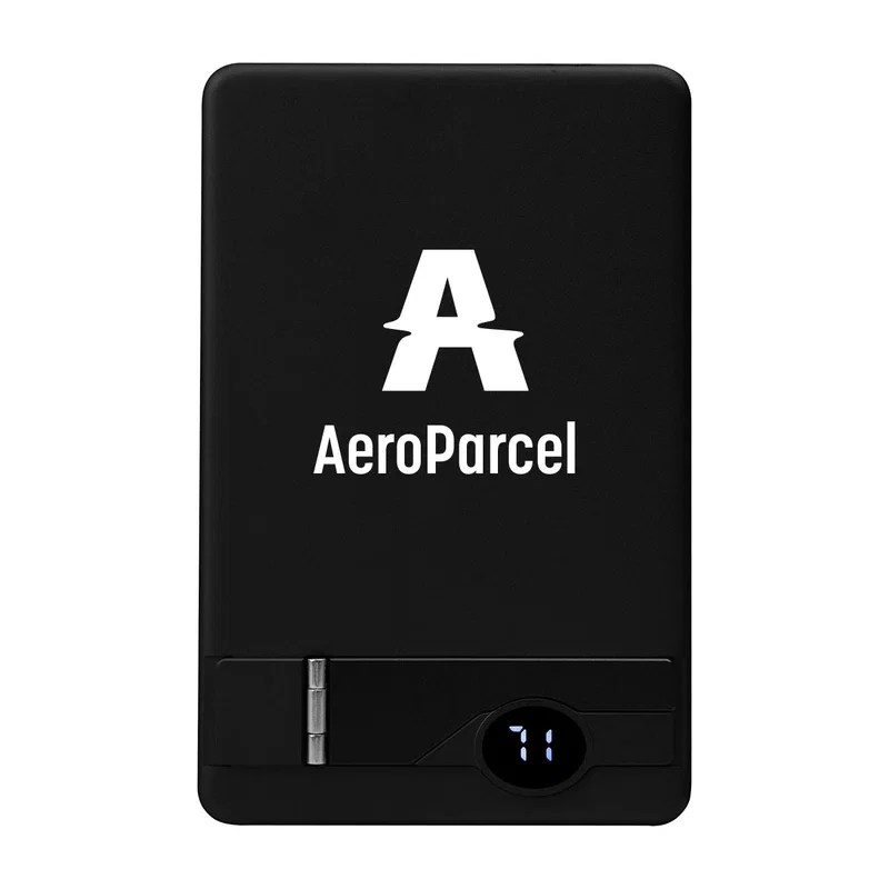 Phone charging while held in one hand on the go