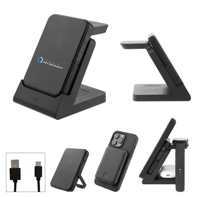 Magnetic power bank rated at five thousand milliamp hours