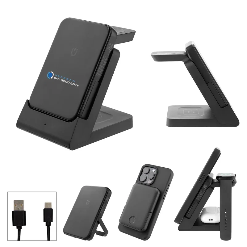 Rear magnetic pad facing the camera