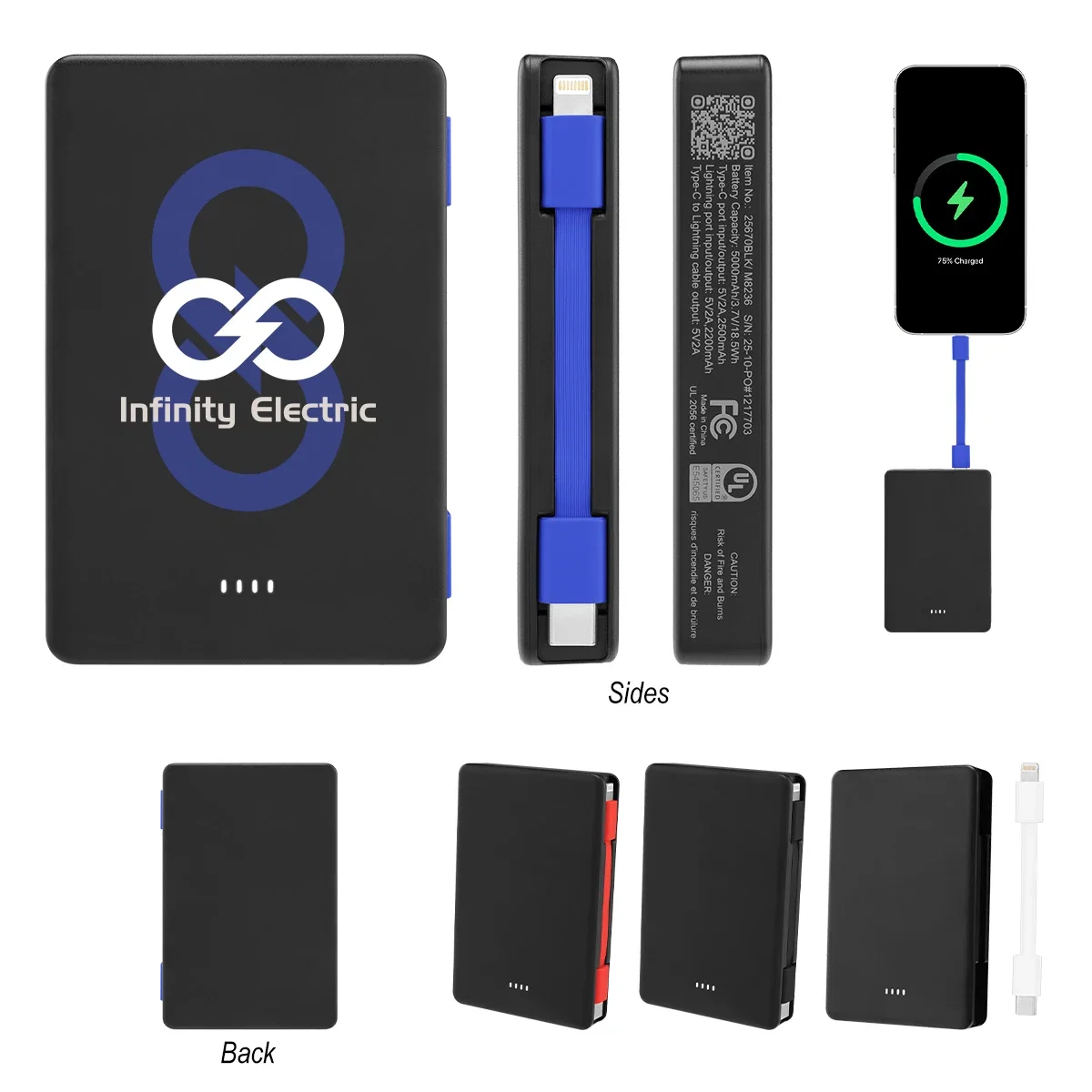 5,000 mAh UL Listed Power Bank & One Cable™ — view 2