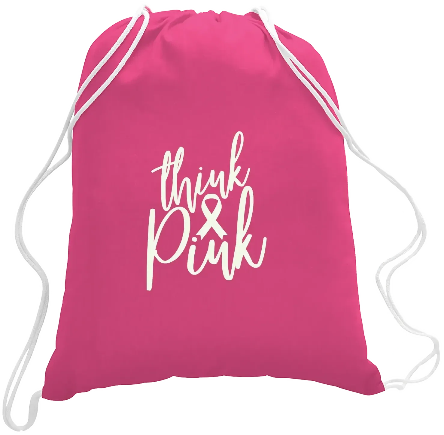 Branded Cotton Canvas Drawstring Backpack