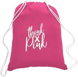 Branded Cotton Canvas Drawstring Backpack