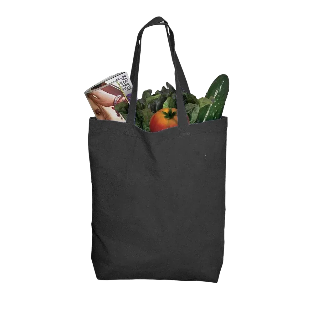 5.5 oz Cotton Tote Bag: Colored — view 2