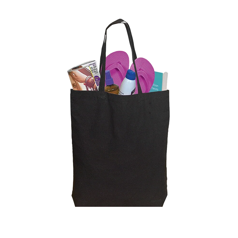 5.5 oz Cotton Tote Bag: Colored — view 3