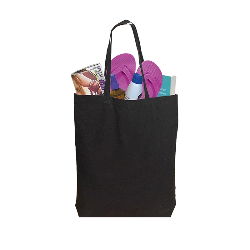 5.5 oz Cotton Tote Bag: Colored — view 3