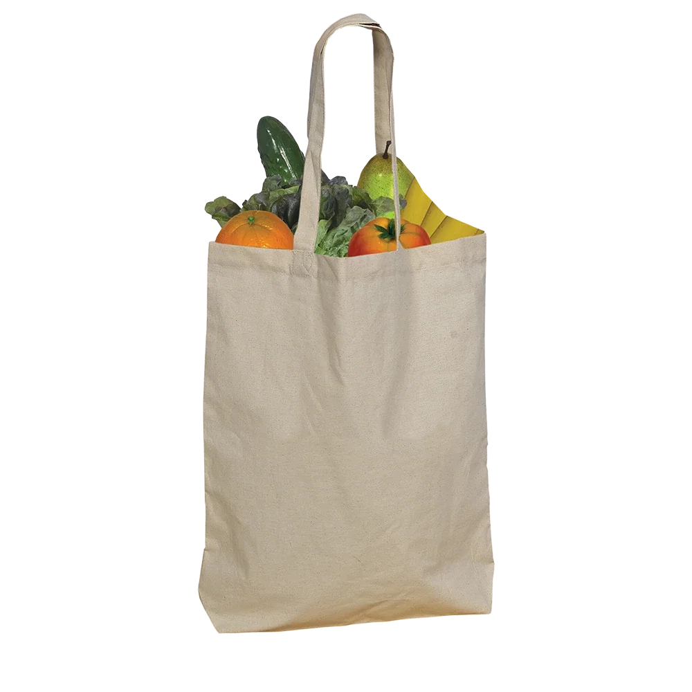 5.5 oz Cotton Tote Bag: Natural — view 2