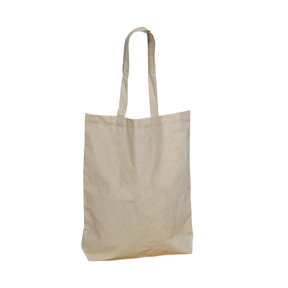 5.5 oz Cotton Tote Bag: Natural — view 3