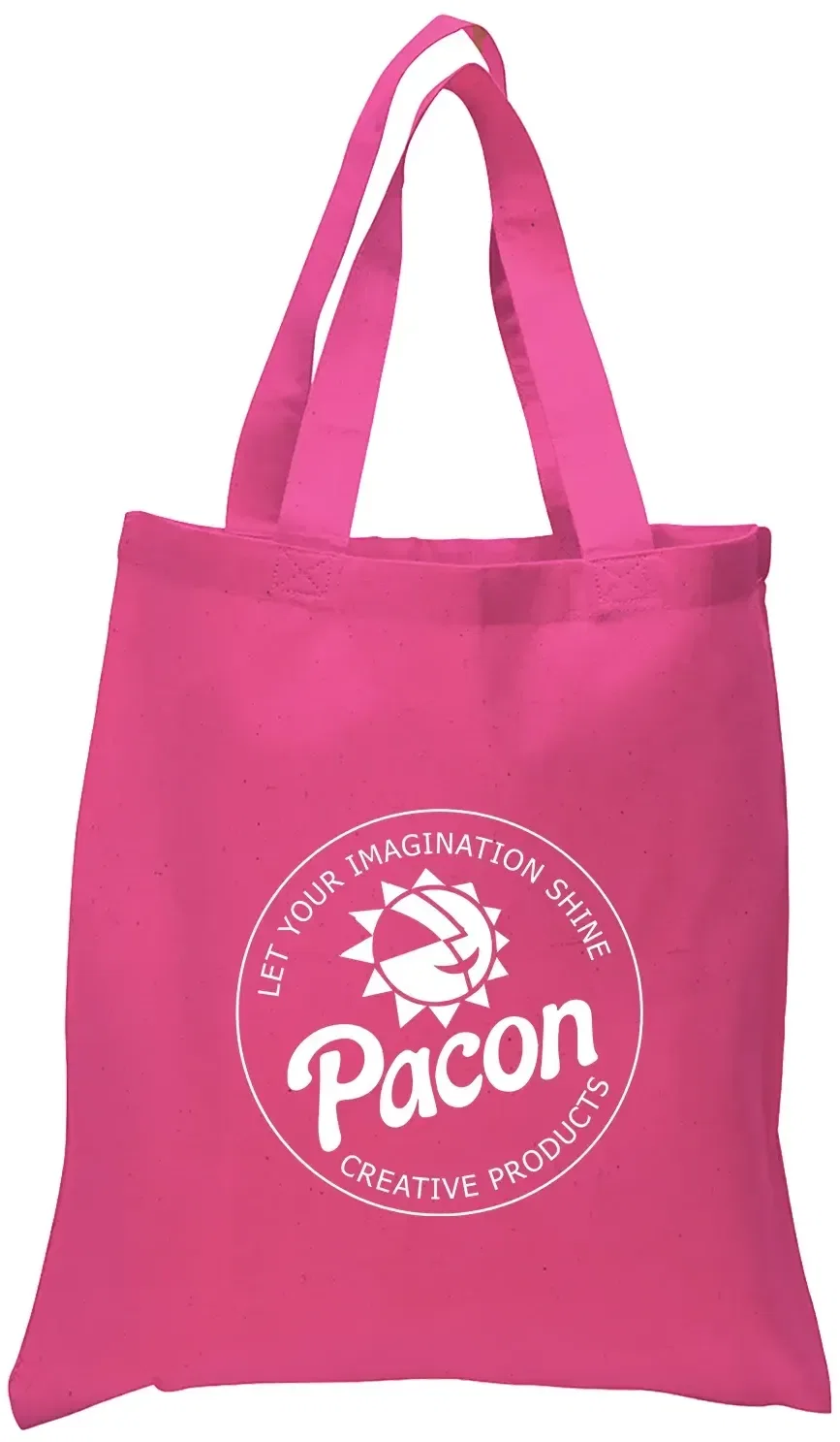 Personalized Cotton Canvas Tote Bag - 5.5 oz. — view 3