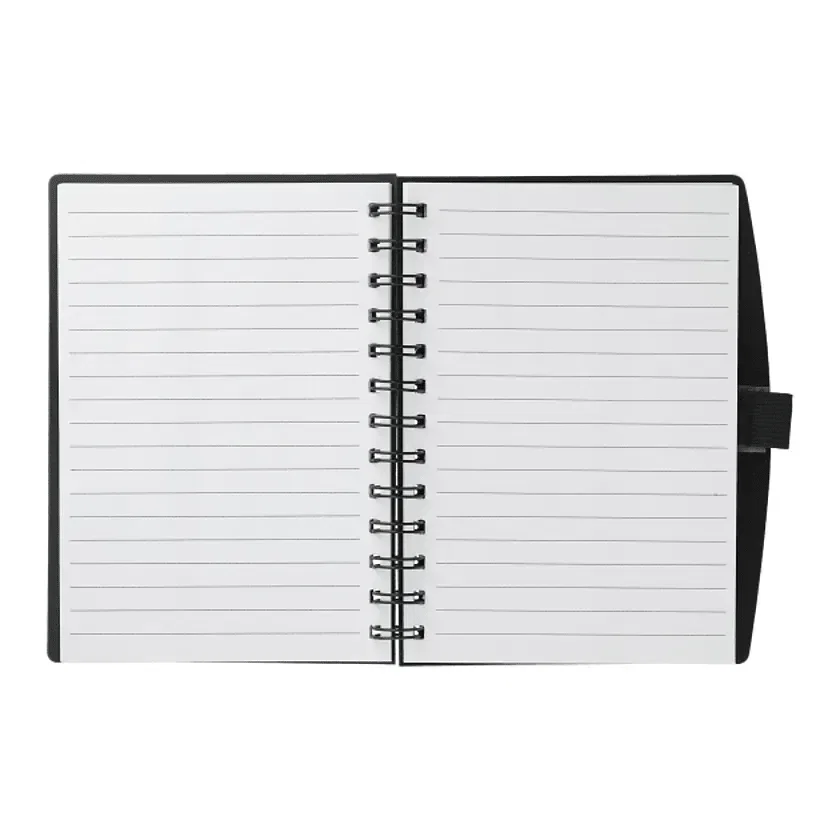 Custom Spiral Notebook with Pen Loop - 5.5" x 7" — view 2