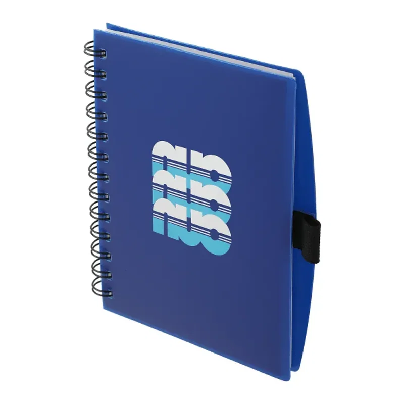 Custom Spiral Notebook with Pen Loop - 5.5" x 7" — view 7