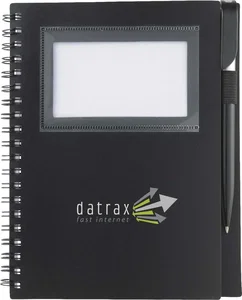 Custom Star Spiral Notebook with Pen - 5.5" x 7"