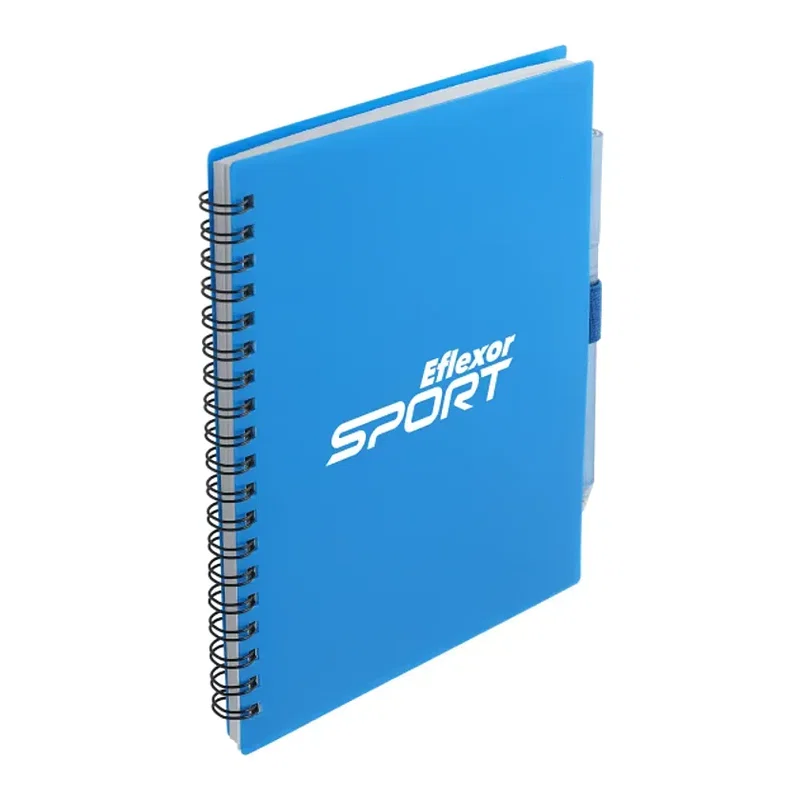 5.5” x 7” FSC® Recycled Spiral Notebook w/ RPET Pen — view 9