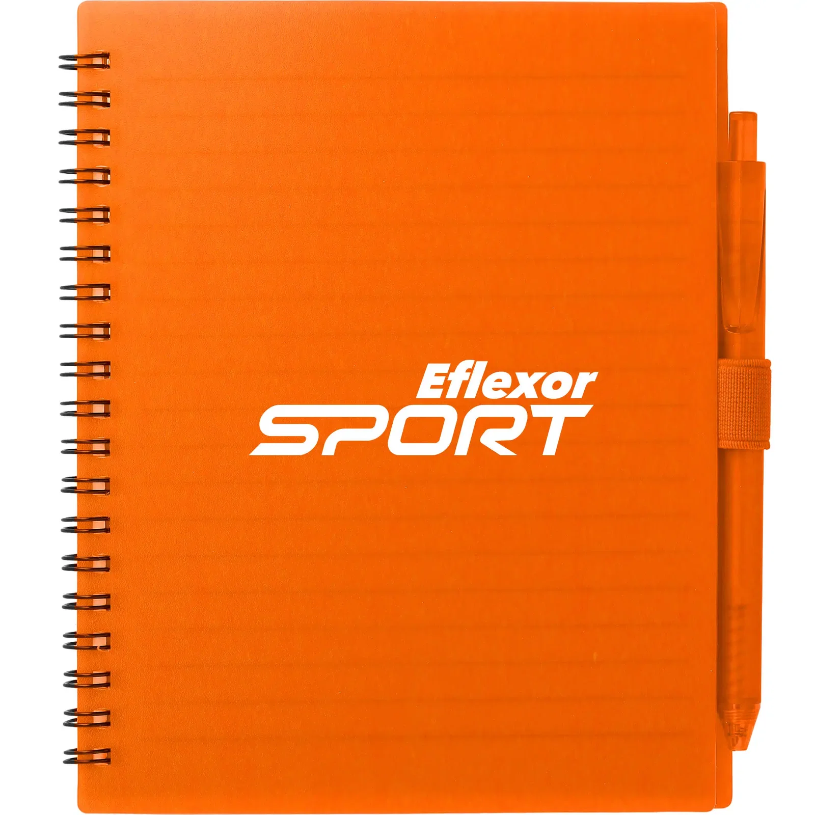 5.5” x 7” FSC® Recycled Spiral Notebook w/ RPET Pen — view 12