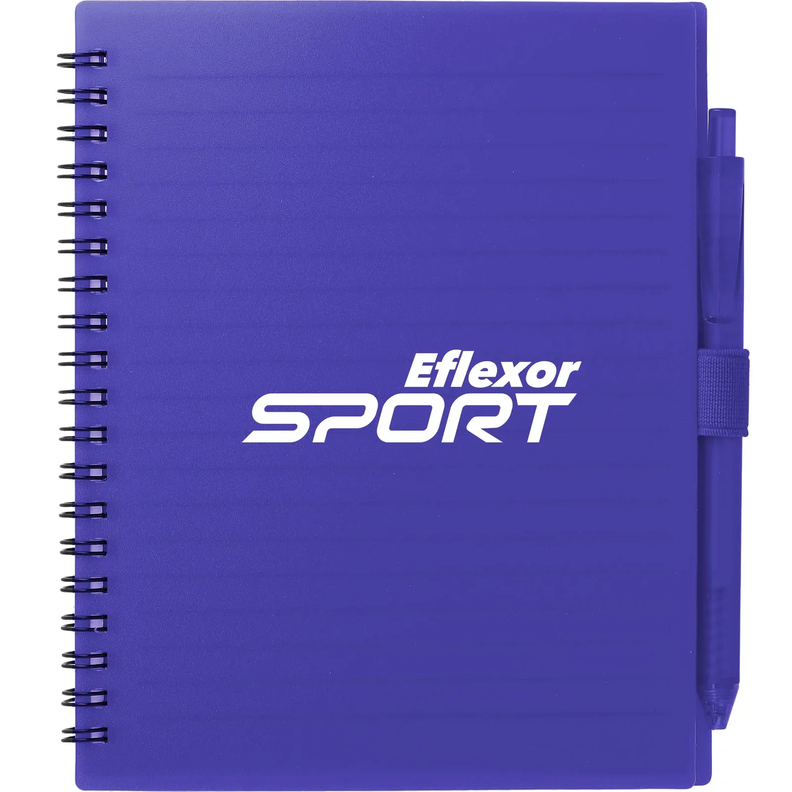 5.5” x 7” FSC® Recycled Spiral Notebook w/ RPET Pen — view 13