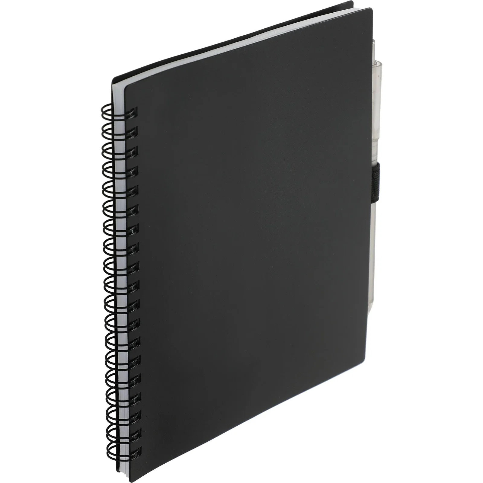 5.5” x 7” FSC® Recycled Spiral Notebook w/ RPET Pen — view 35