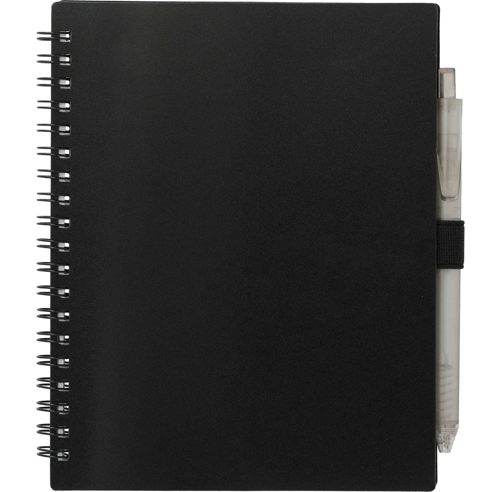 5.5” x 7” FSC® Recycled Spiral Notebook w/ RPET Pen — view 36
