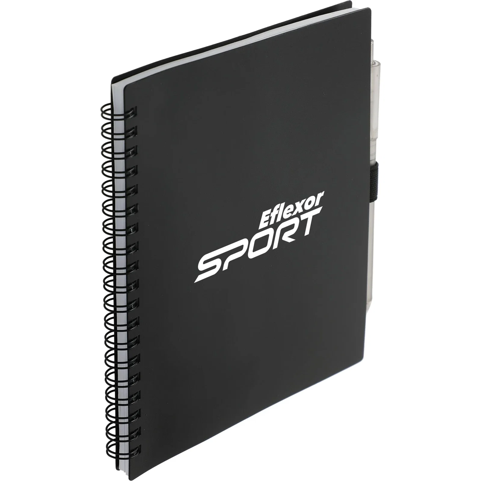 5.5” x 7” FSC® Recycled Spiral Notebook w/ RPET Pen — view 38