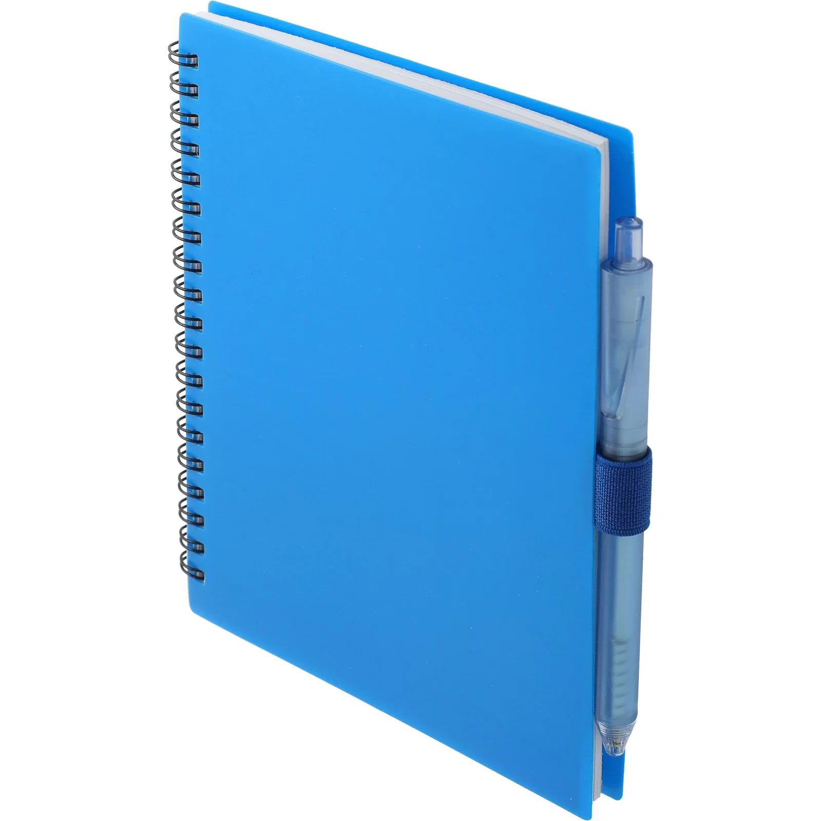 5.5” x 7” FSC® Recycled Spiral Notebook w/ RPET Pen — view 40