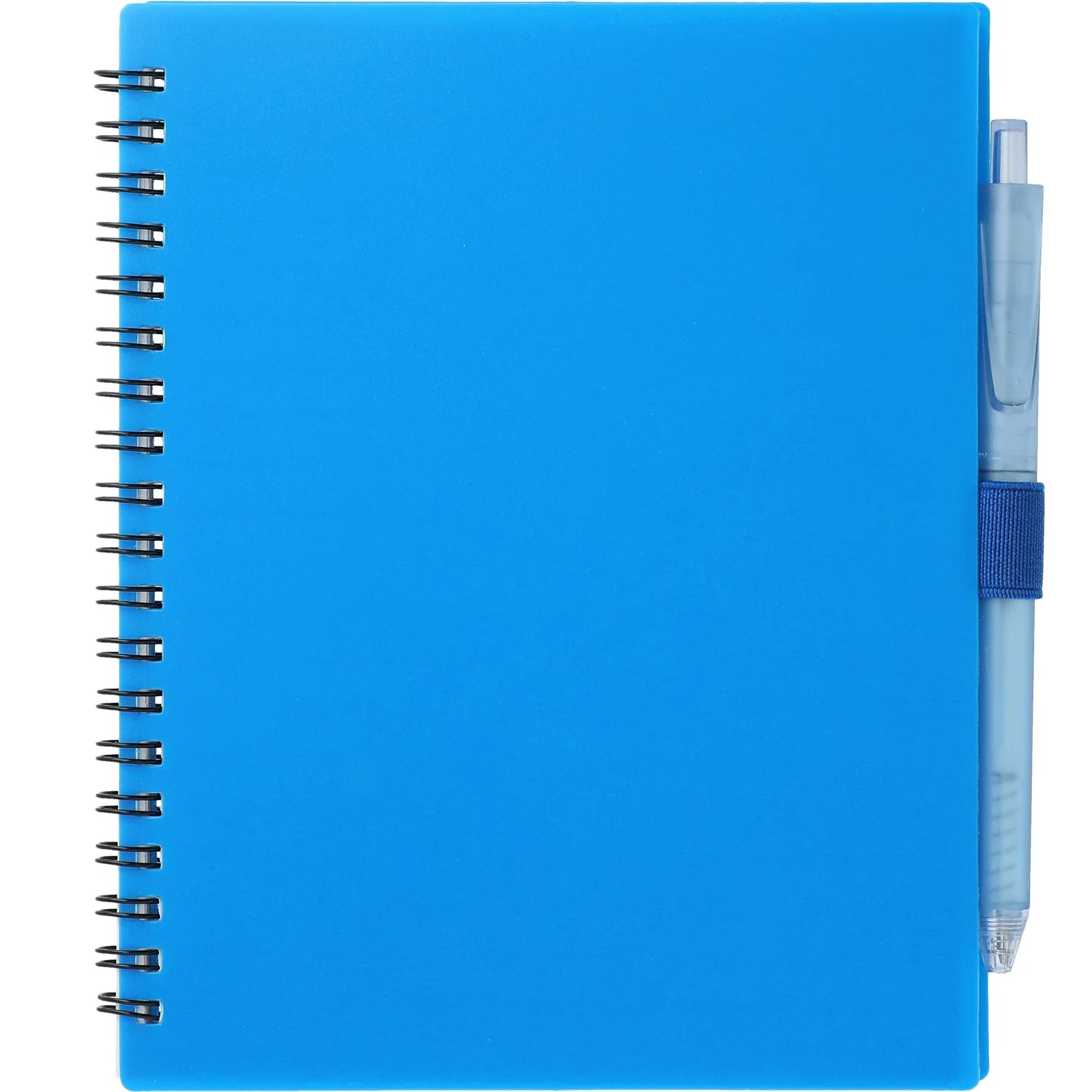 5.5” x 7” FSC® Recycled Spiral Notebook w/ RPET Pen — view 42