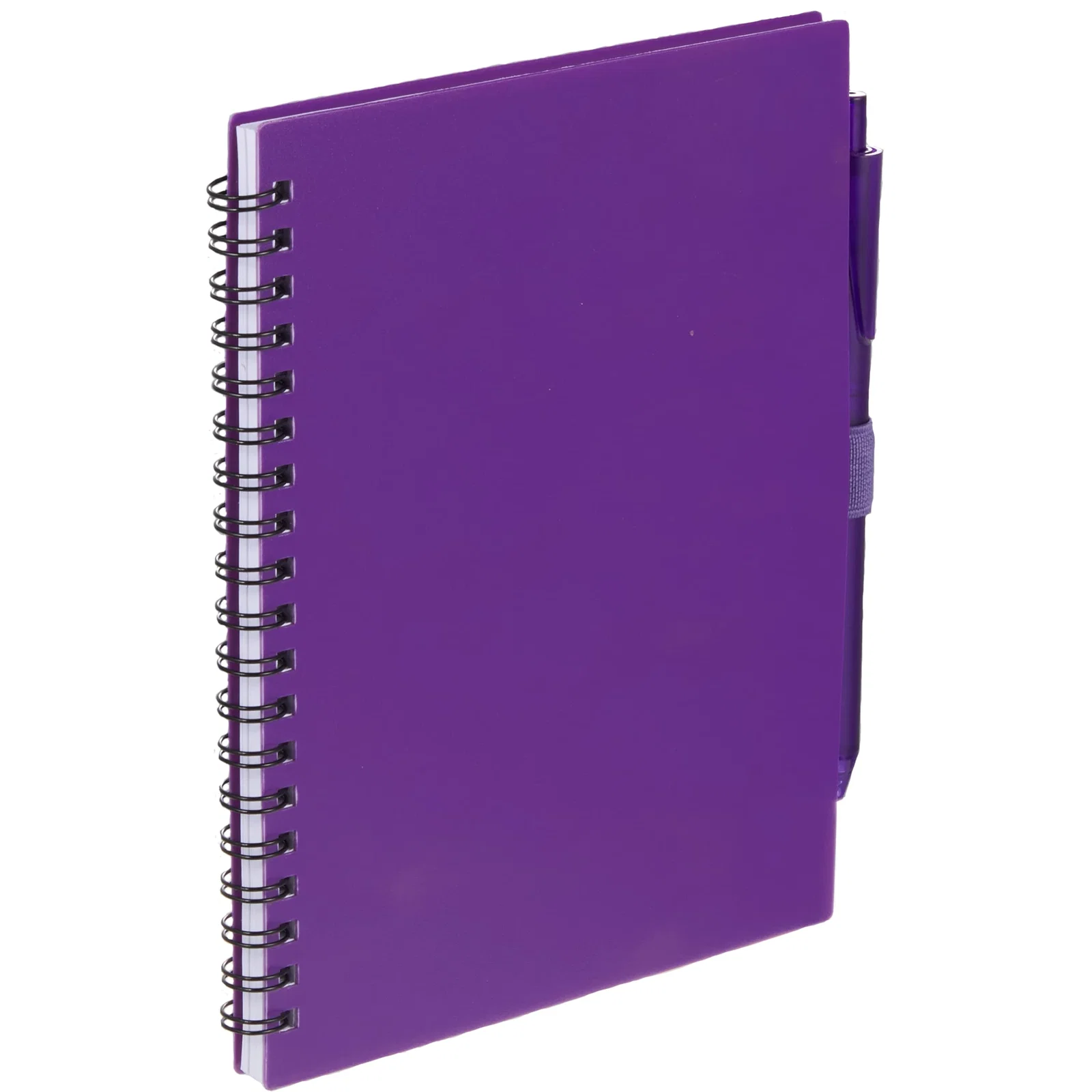 5.5” x 7” FSC® Recycled Spiral Notebook w/ RPET Pen — view 52