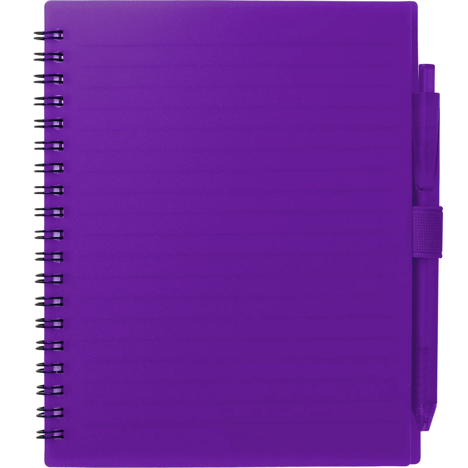 5.5” x 7” FSC® Recycled Spiral Notebook w/ RPET Pen — view 53