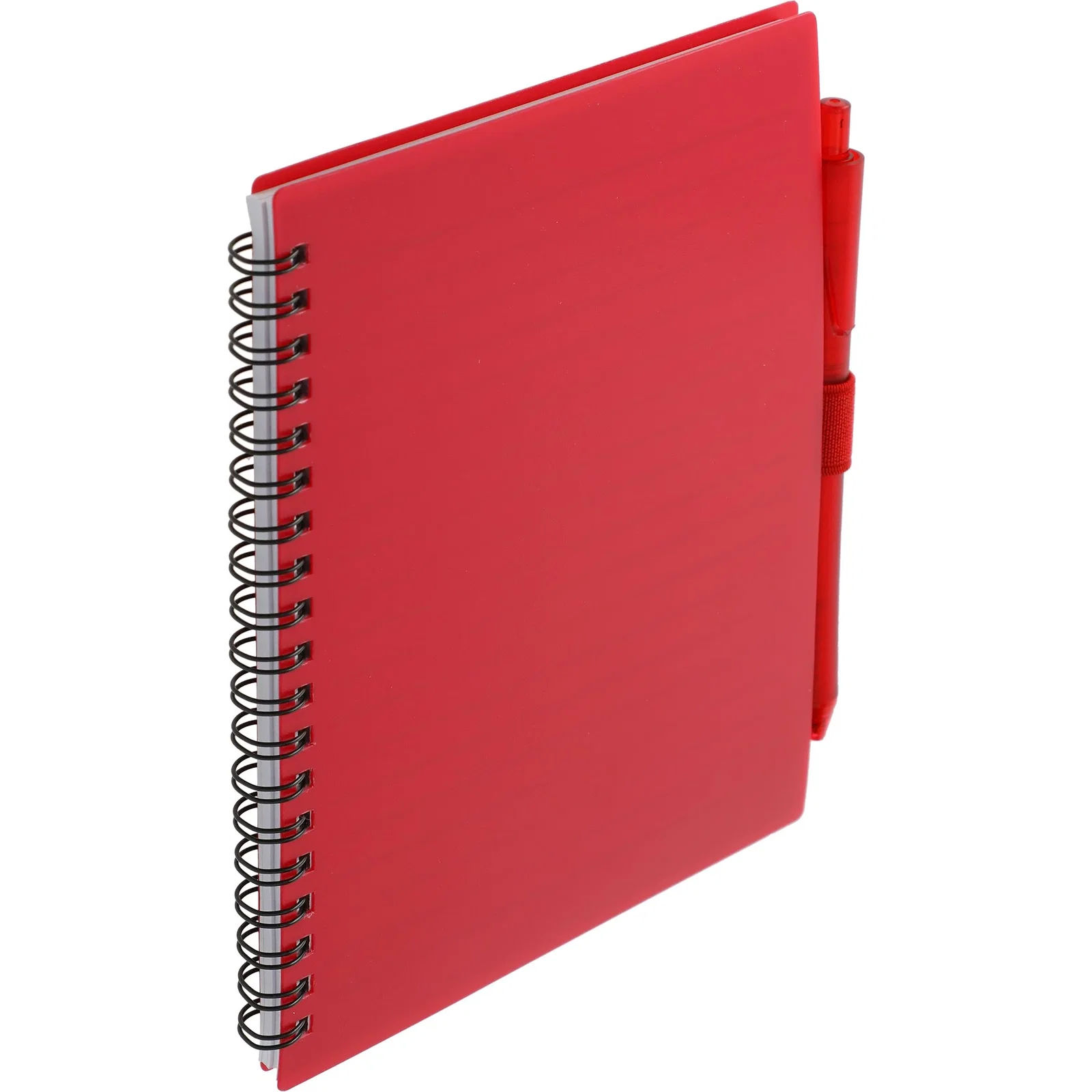 5.5” x 7” FSC® Recycled Spiral Notebook w/ RPET Pen — view 57