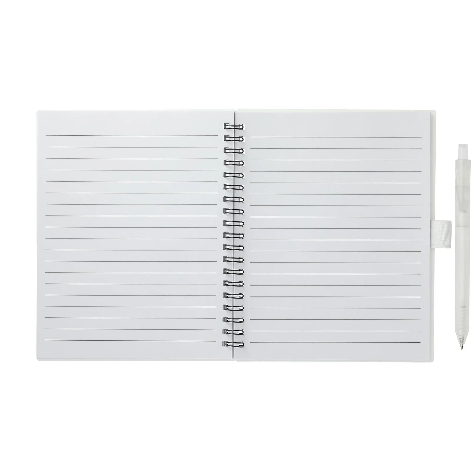 5.5” x 7” FSC® Recycled Spiral Notebook w/ RPET Pen — view 62
