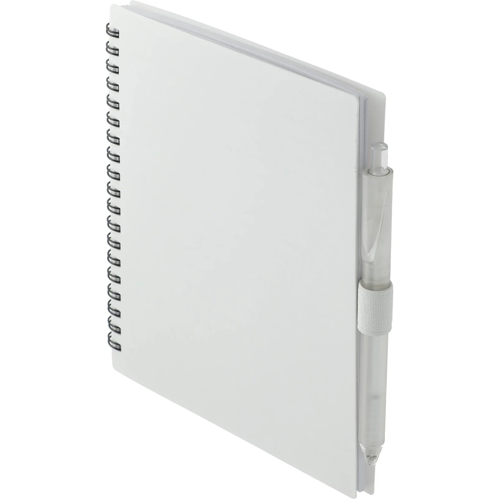 5.5” x 7” FSC® Recycled Spiral Notebook w/ RPET Pen — view 63