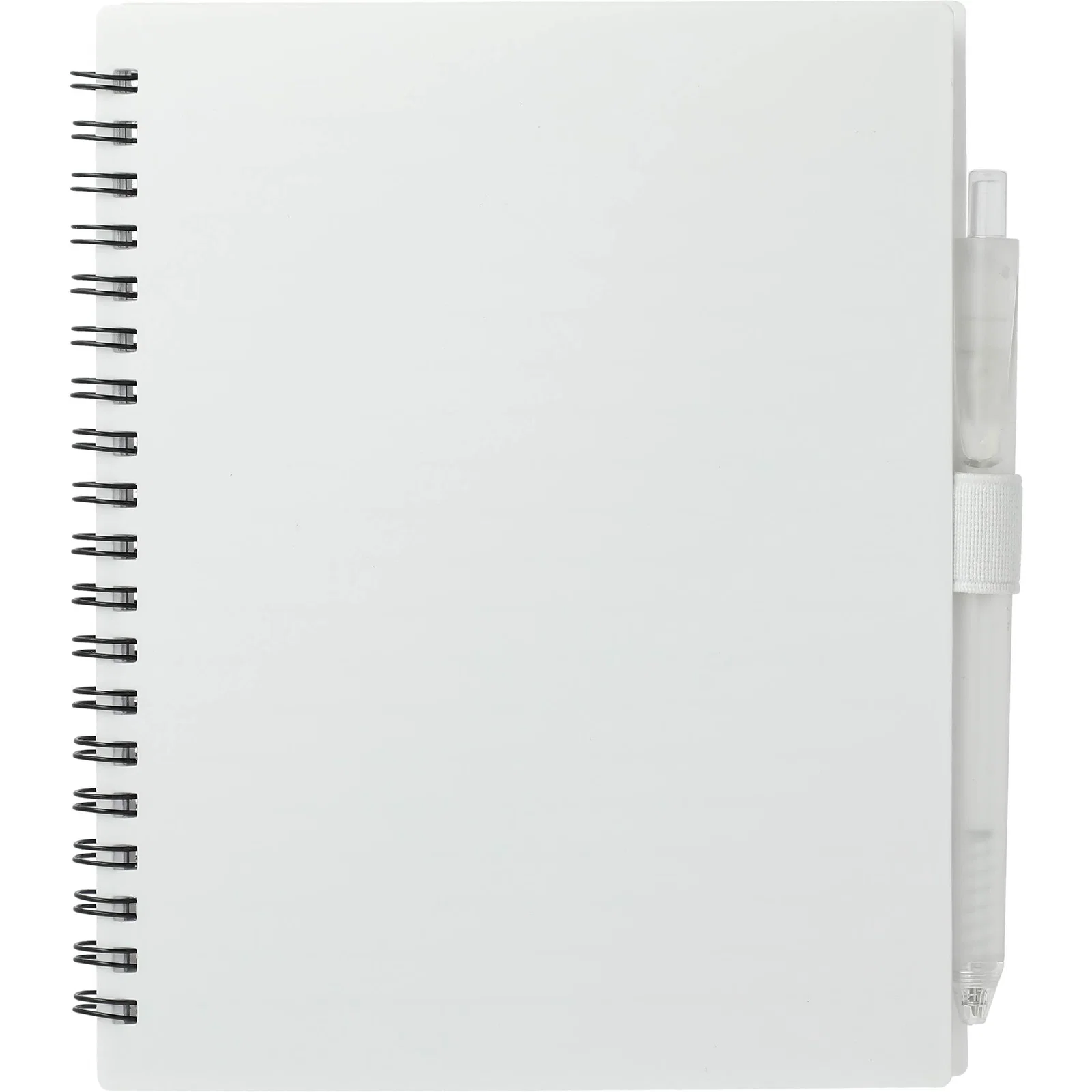 5.5” x 7” FSC® Recycled Spiral Notebook w/ RPET Pen — view 65