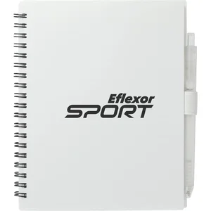 5.5” x 7” FSC® Recycled Spiral Notebook with RPET Pen