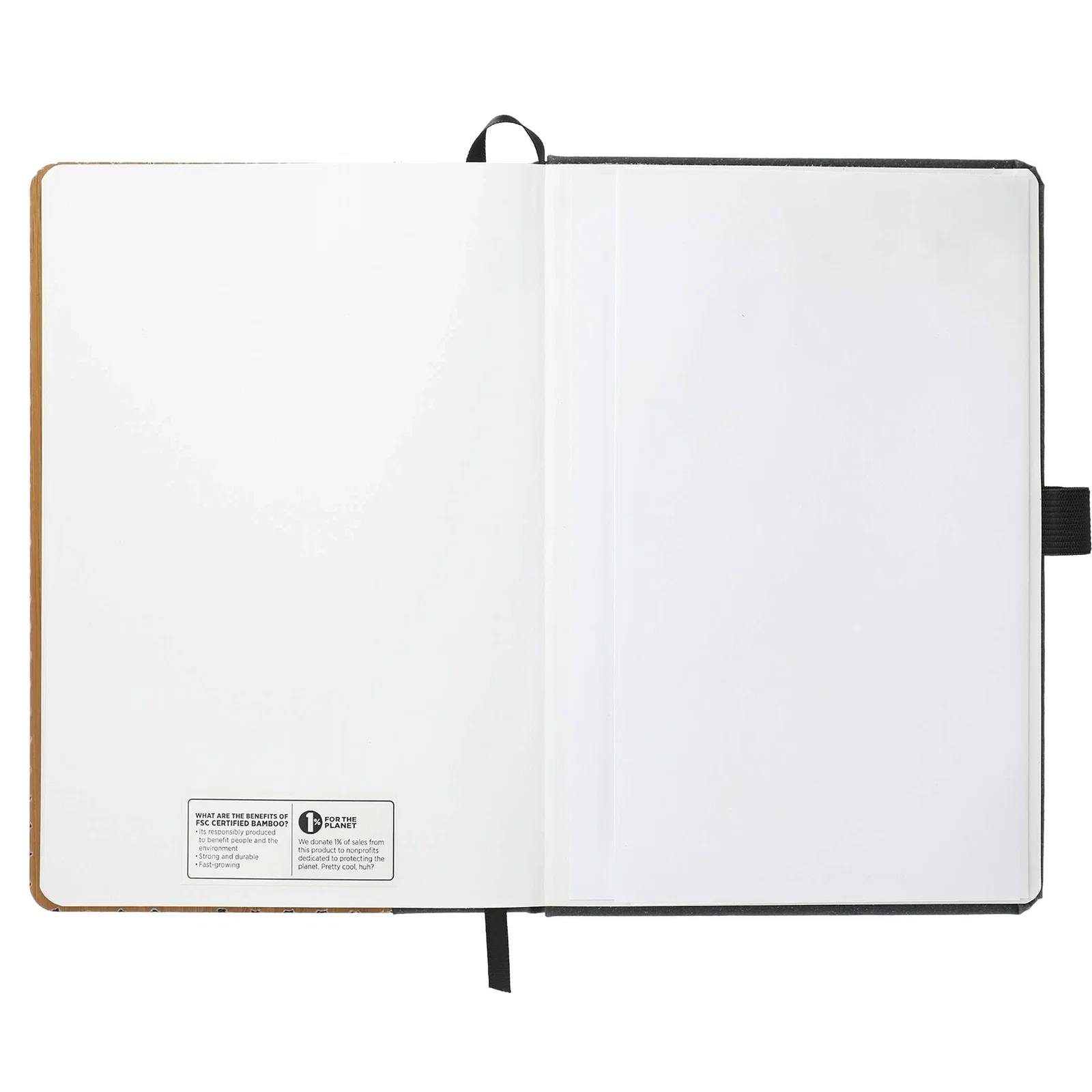 Personalized Bamboo Bound JournalBook - 5.5" x 8.5" — view 12