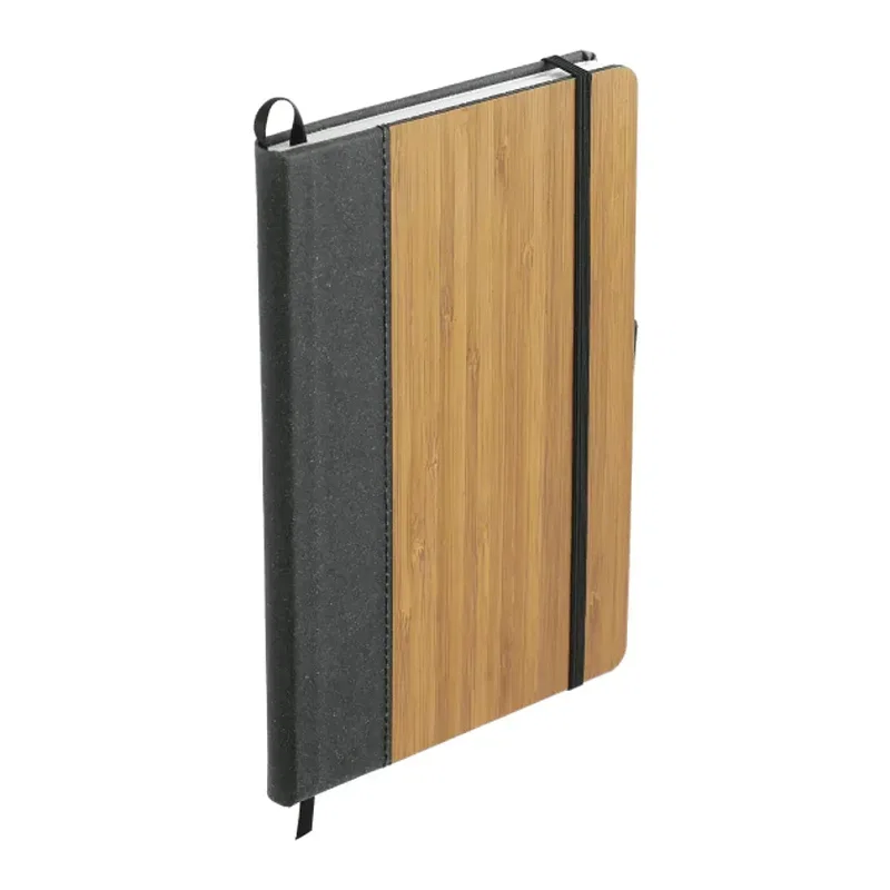 Personalized Bamboo Bound JournalBook - 5.5" x 8.5" — view 5