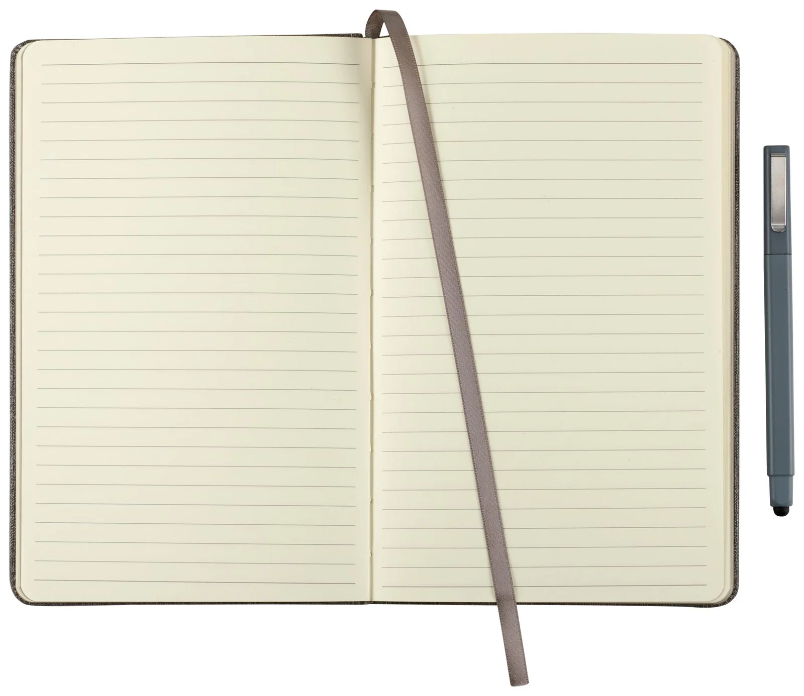 Custom Heathered Hard Bound JournalBook - 5.5" x 8.5" — view 10
