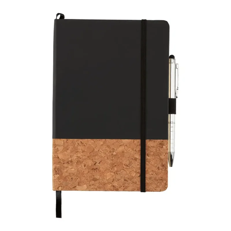 Personalized Lucca Cork Hard Bound JournalBook - 5.5" x 8.5" — view 3