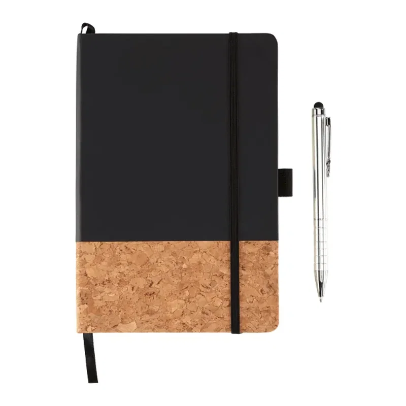 Personalized Lucca Cork Hard Bound JournalBook - 5.5" x 8.5" — view 4