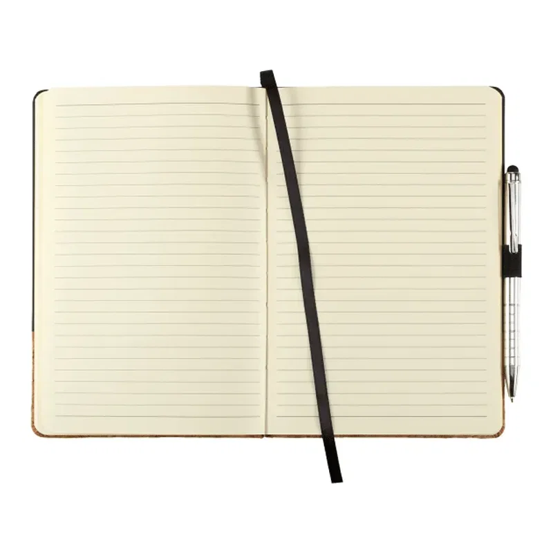 Personalized Lucca Cork Hard Bound JournalBook - 5.5" x 8.5" — view 5