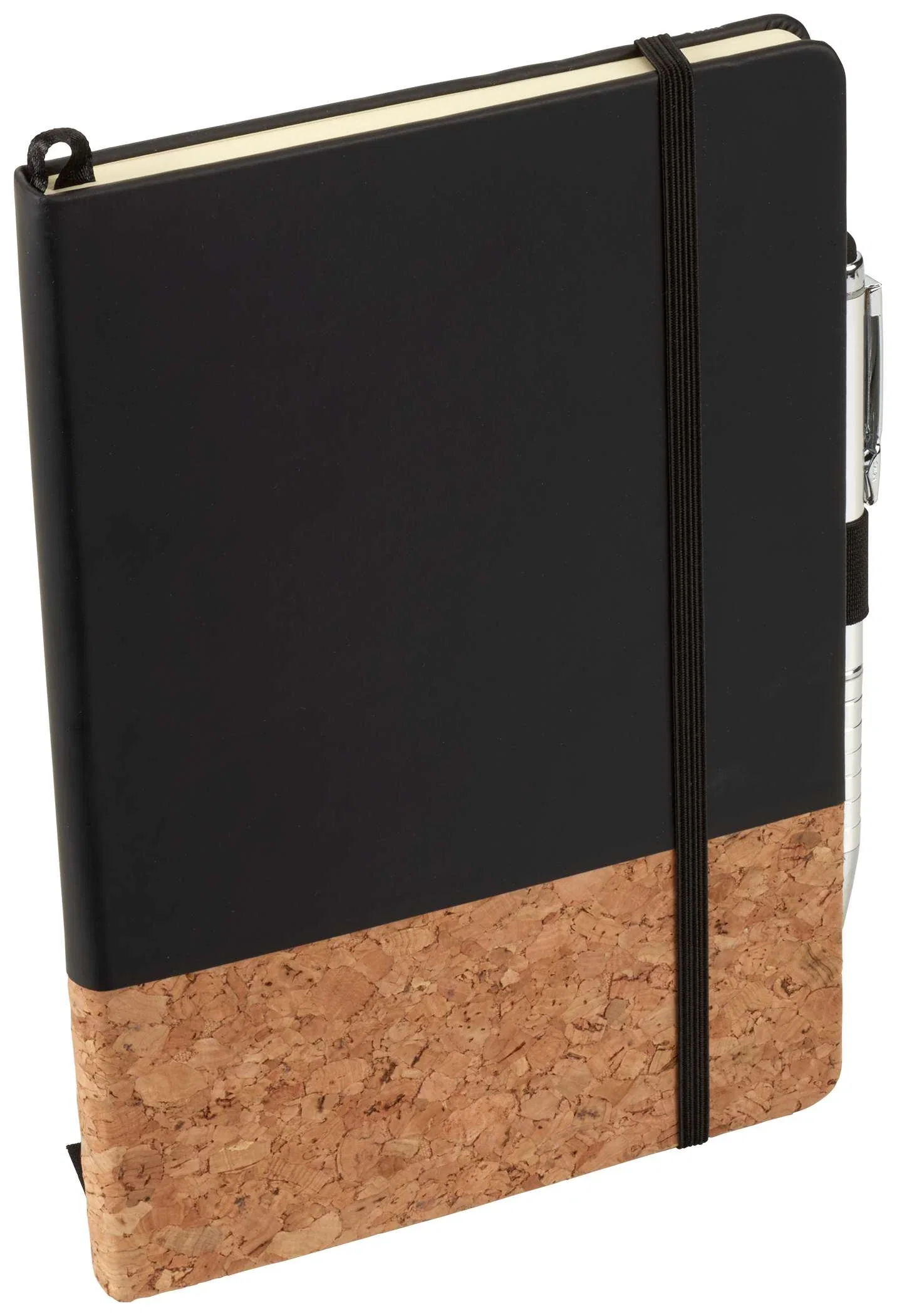 Personalized Lucca Cork Hard Bound JournalBook - 5.5" x 8.5" — view 8