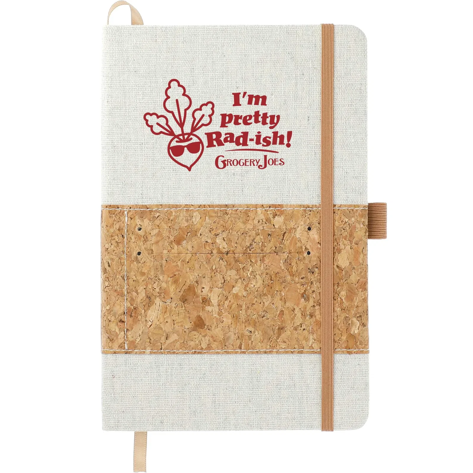 Custom EcoSmart Cotton Cork Notebook - 5.5"x8.5" — view 11