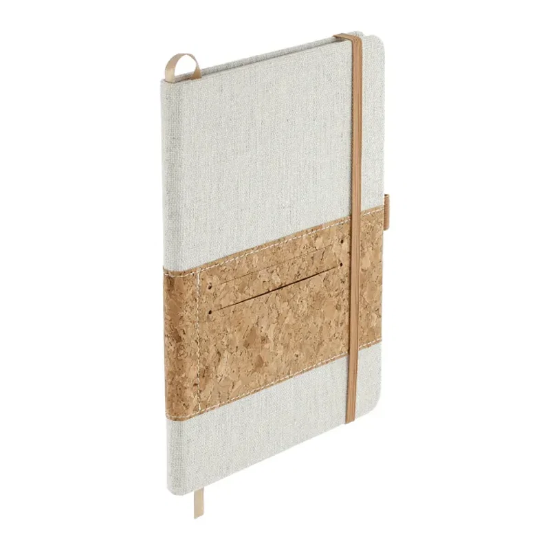 Custom EcoSmart Cotton Cork Notebook - 5.5"x8.5" — view 5