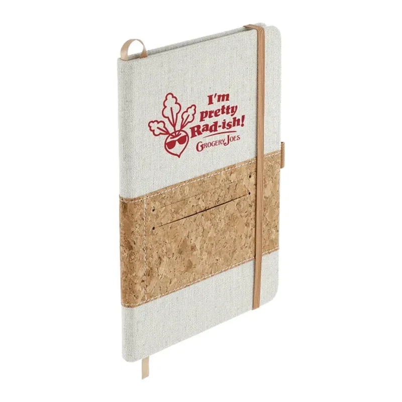 Custom EcoSmart Cotton Cork Notebook - 5.5"x8.5" — view 9
