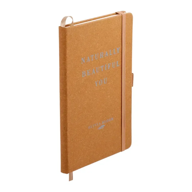 Custom Eco-Friendly Leather Bound JournalBook - 5.5"X8.5" — view 12