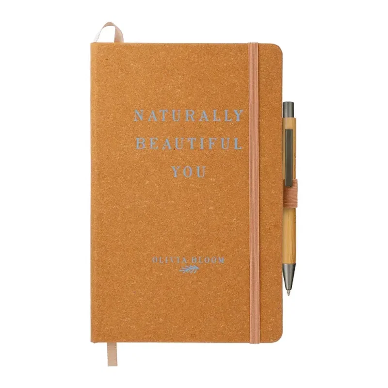 Custom Eco-Friendly Leather Bound JournalBook - 5.5"X8.5" — view 13