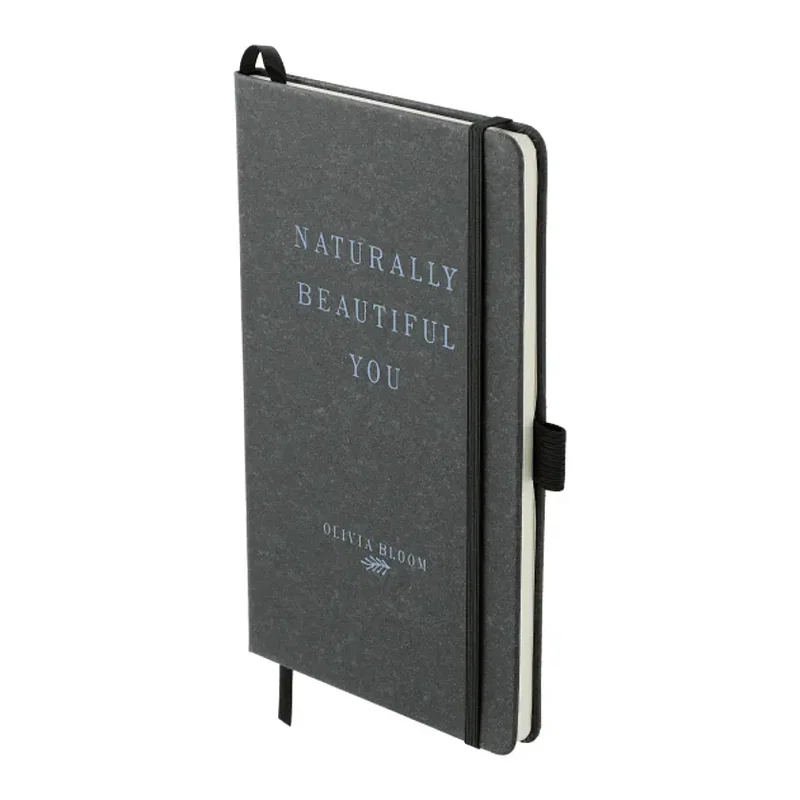 Custom Eco-Friendly Leather Bound JournalBook - 5.5"X8.5" — view 4
