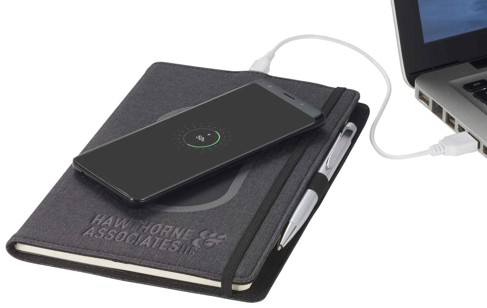 5.5 x 8.5 FSC® Mix Walton Wireless Charging Journal — view 10