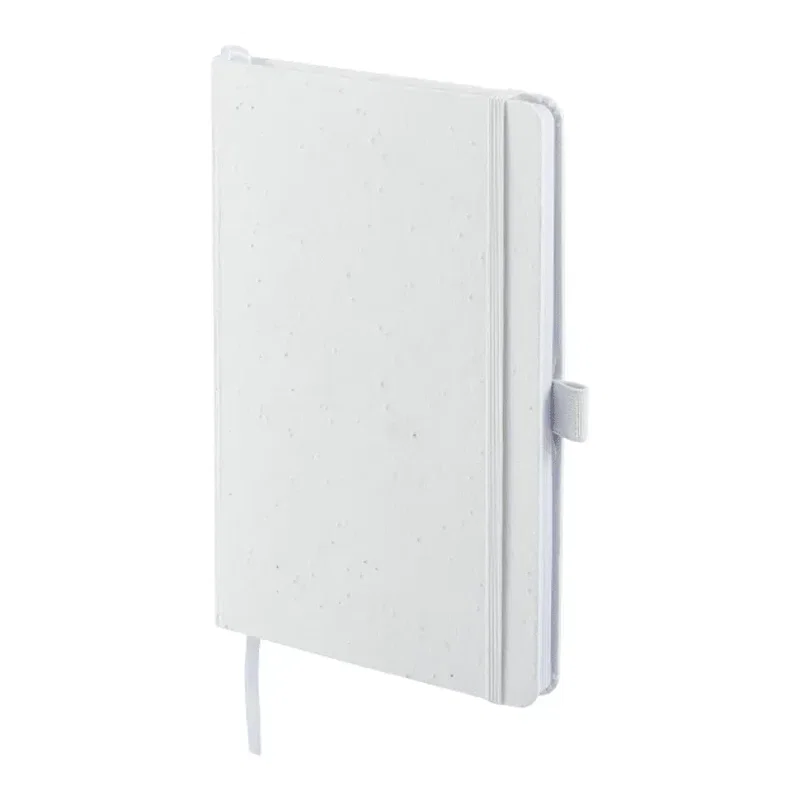 Personalized FSC Recycled Seed Paper Bound JournalBook - 5.5"x8.5" — view 5