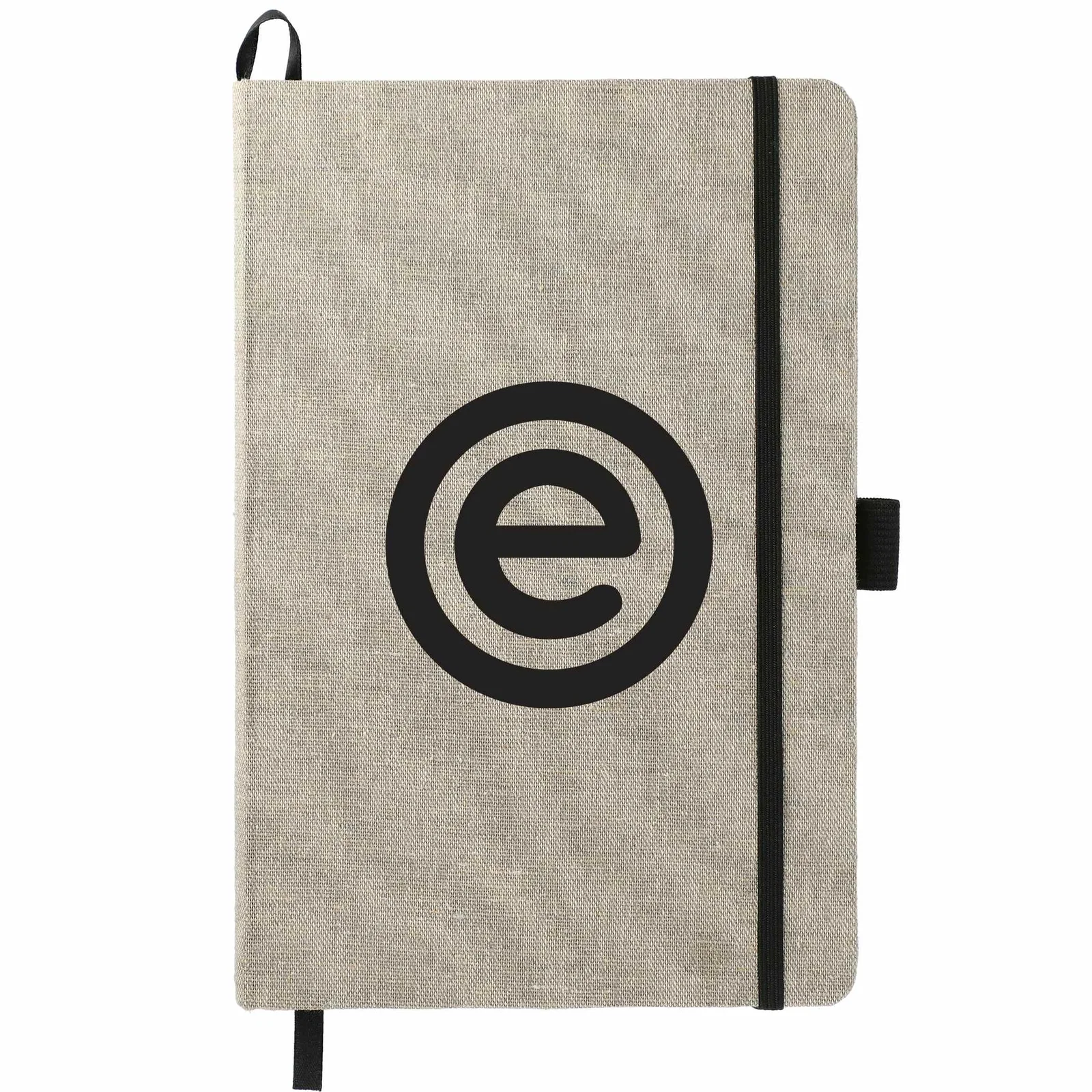 Custom Recycled Cotton Bound JournalBook - 5.5" x 8.5" — view 10